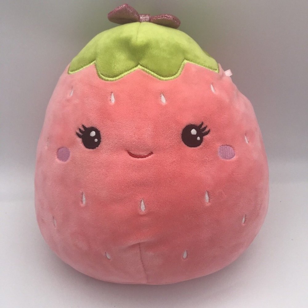 Squishmallow Suzy The Strawberry 8" Soft Scented Fruit Plush Stuffed Toy